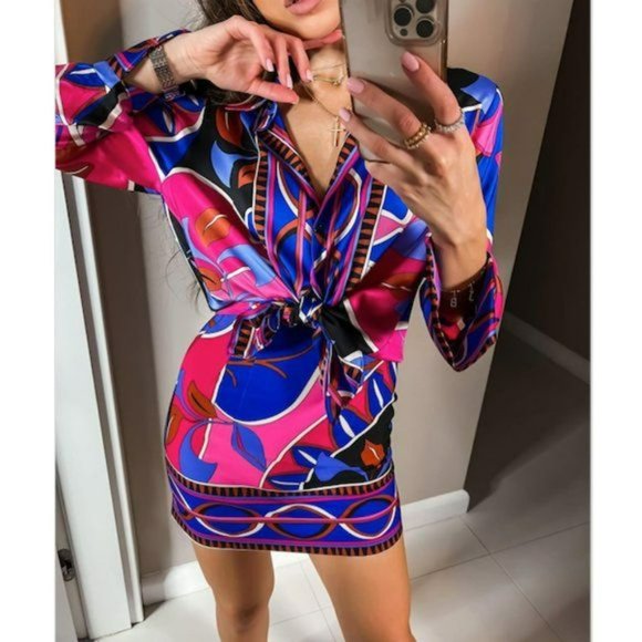 BLOGGER'S FAVE! ZARA PRINTED MINI SKIRT NWT - Picture 13 of 16